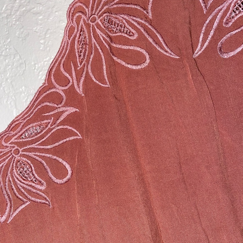 Casual Summer Terracotta Dress